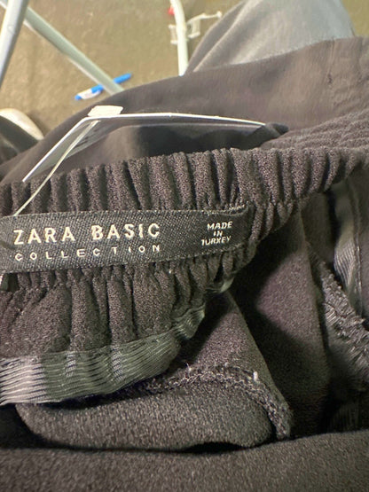 ZARA Black Basic Collection Trousers UK S