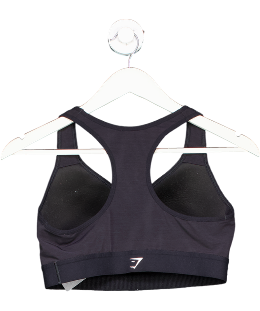 gymshark Black Lightweight High Support Sports Bra UK L