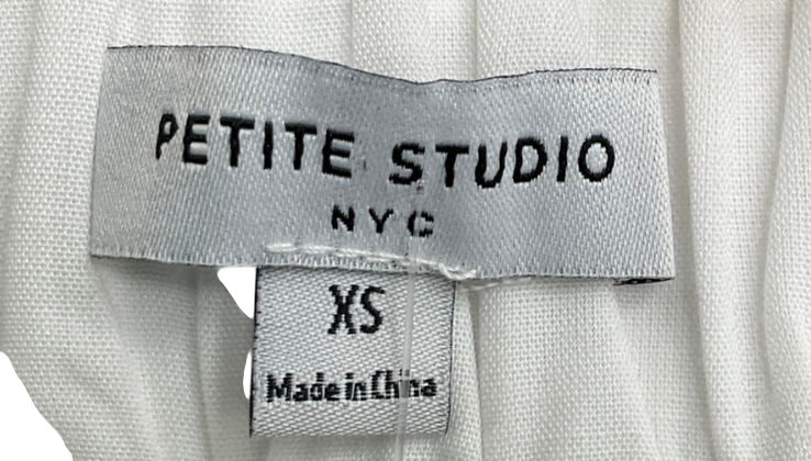 petite studio White Alanis Trousers UK XS