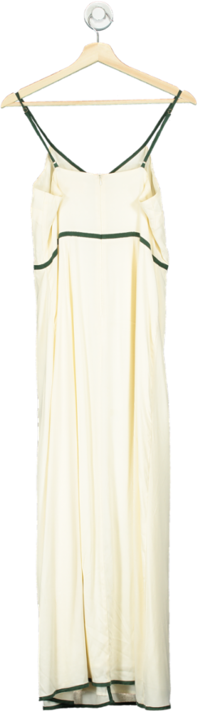 Sancia Cream Tori V-Neck Maxi Dress  UK S