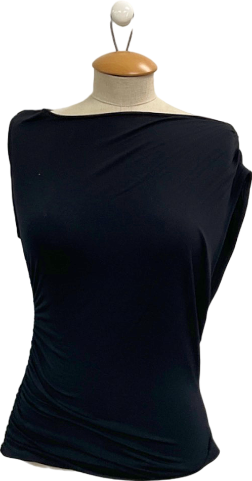 Naked Wardrobe Black Sleeveless Top UK M