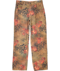 House of CB Brown Samia Floral Printed Jeans UK S