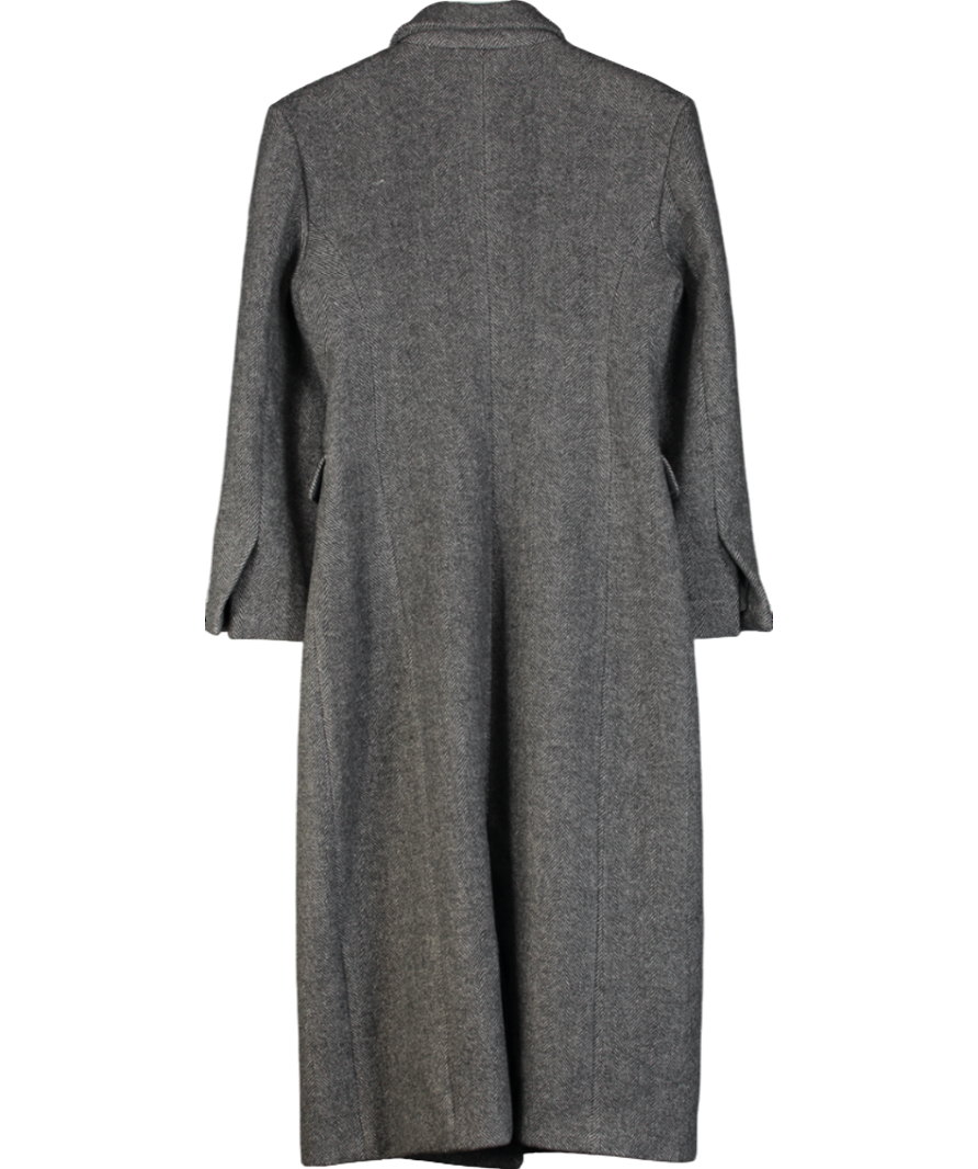 JANE & TASH Brown Leather Aviator Jacket UK M