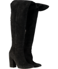 Gianvito Rossi Black Suede Over the Knee Boots UK 6 EU 39 👠