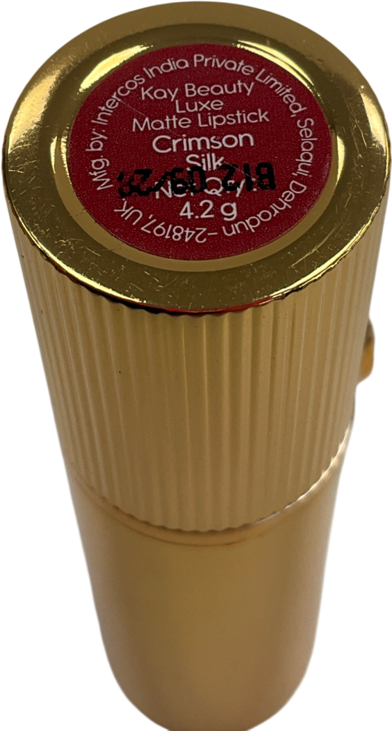 KAY BEAUTY Falguni Shane Peacock Luxe Matte Lipstick Crimson Silk 4.2g