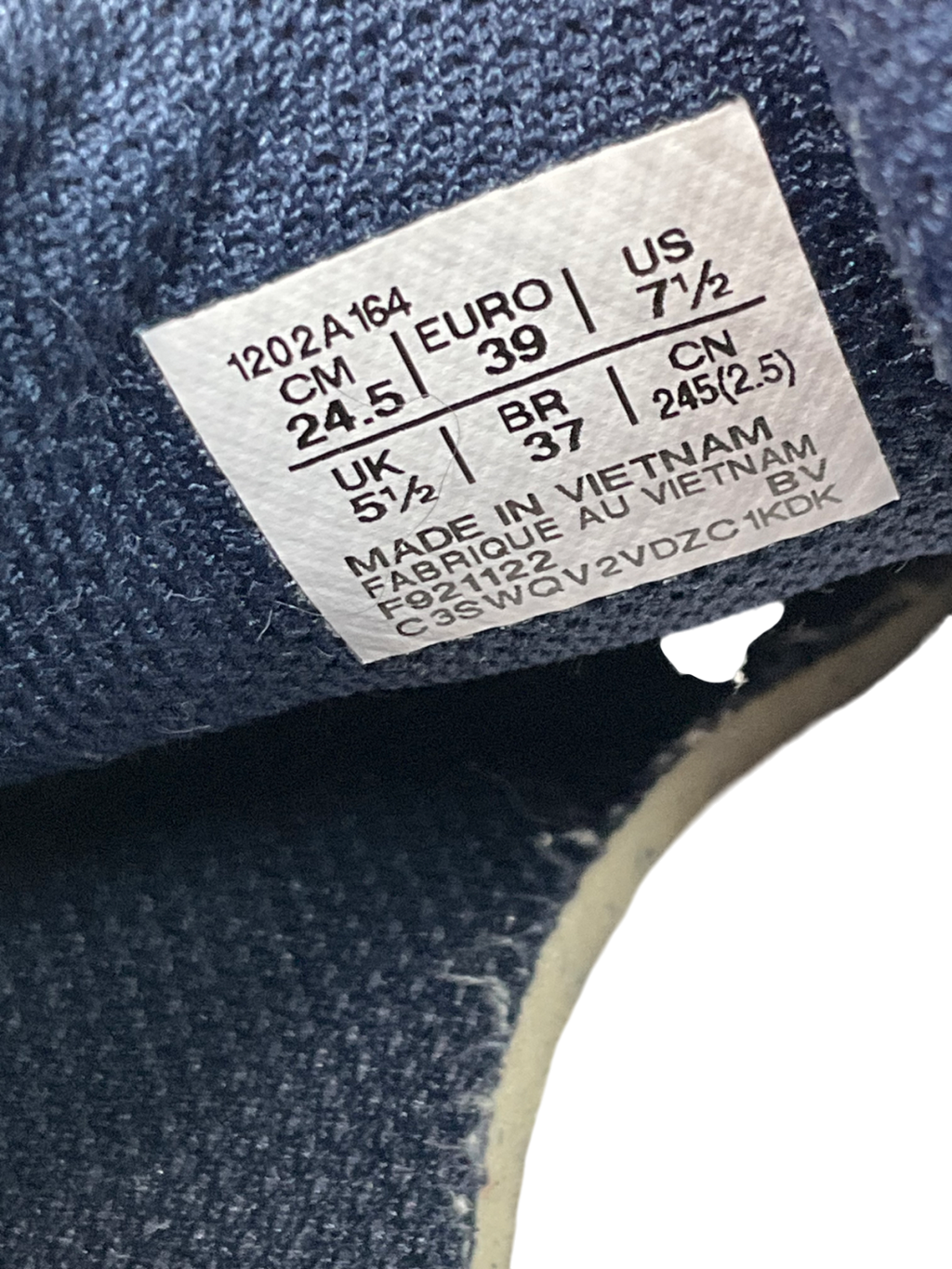 asics Cream Gel 1130 White Midnight UK 5.5 EU 38.5 👠