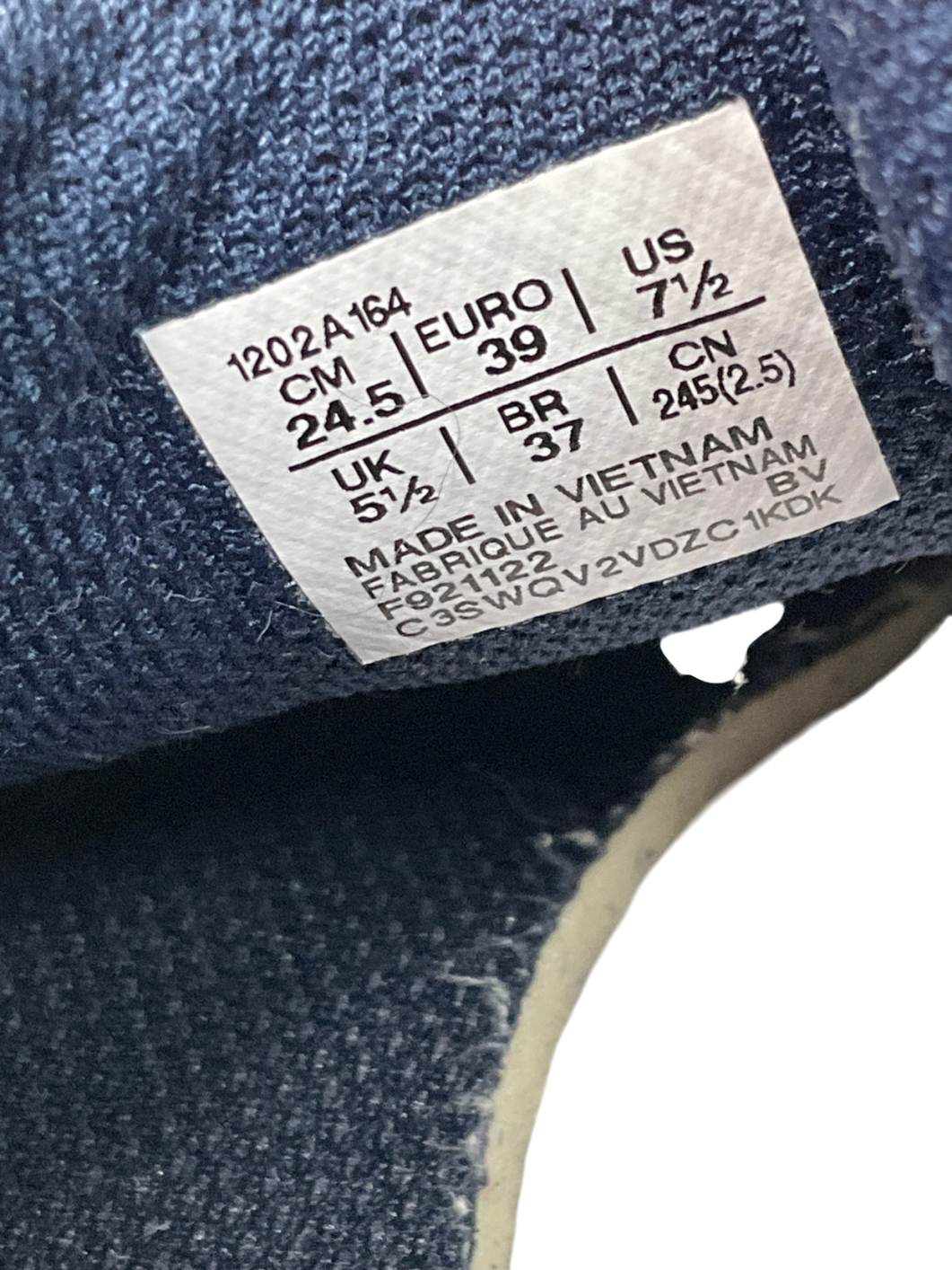 asics Cream Gel 1130 White Midnight UK 5.5 EU 38.5 👠