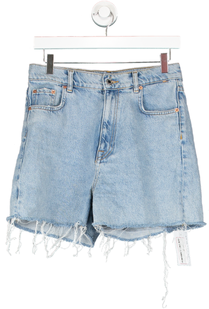 ZARA Blue Jean Shorts UK 8