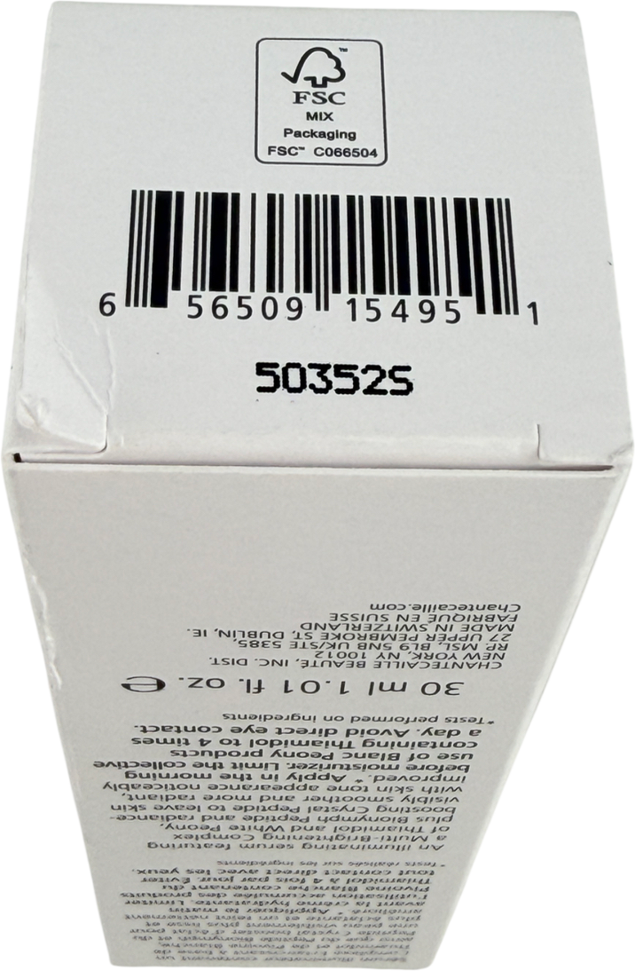 chantecaille Blanc Peony Face Serum Dark Spot Corrector 30ml