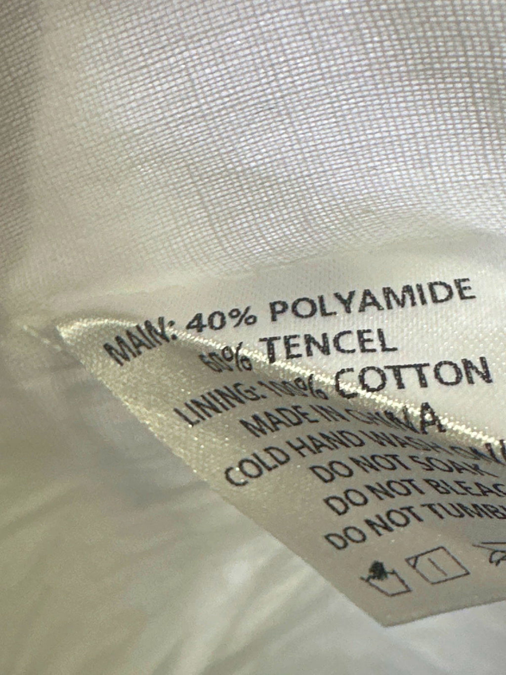 White Fox White Rolling Tides Mini Dress UK XXS