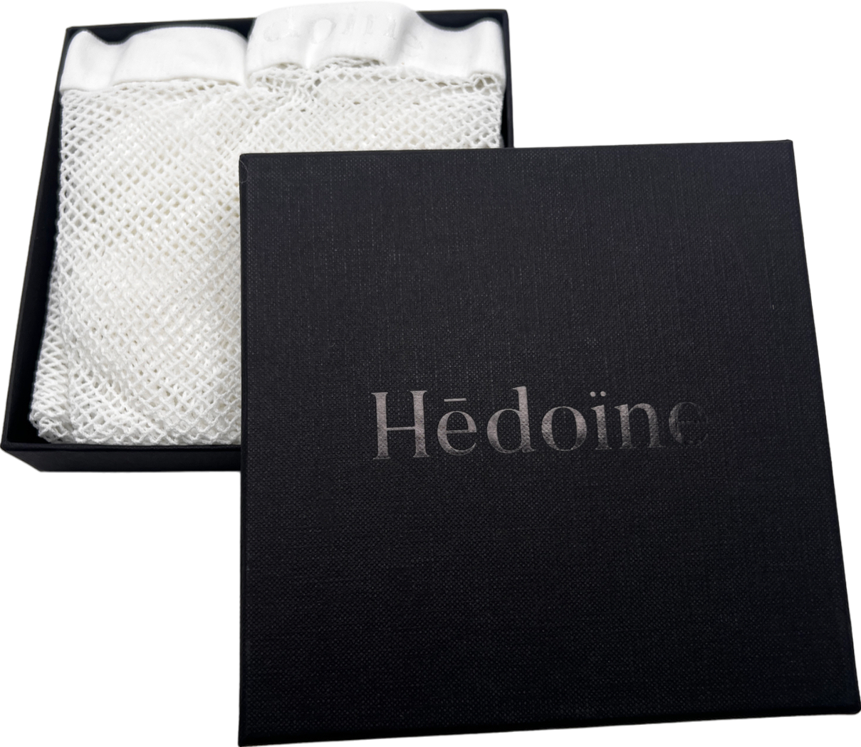 hedoine White The Drama Bold Stretch-woven Tights UK M/L