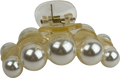 Cream Pearl Embellished Small Claw Clip