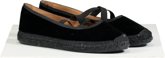 Penelope Chilvers Black Velvet Flats EU 41 uk 8