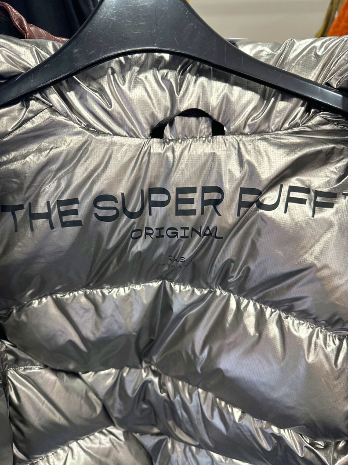 Super World Silver The Super Puff Original Jacket UK XXS