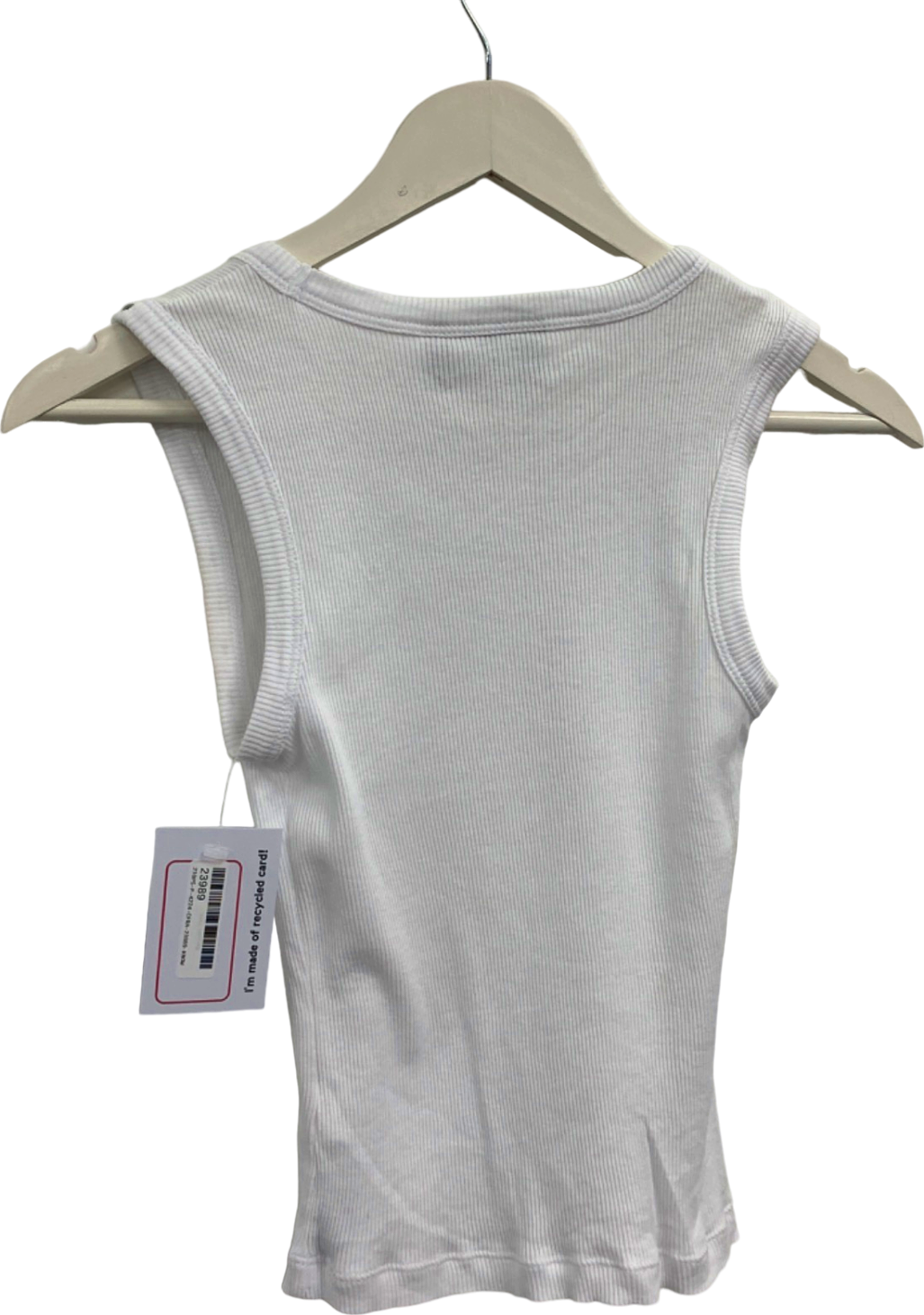 ASOS White Studded Tank Top UK S