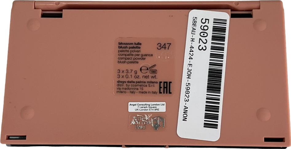 Diego Dalla Palma Blossom Tulle Blush Palette Compact Powder Blossom Tulle 3x3.7g