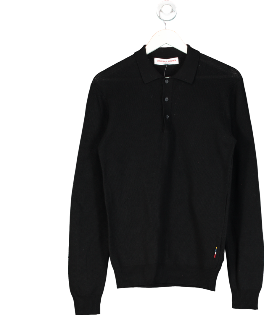 Orlebar Brown Black Roddy Shirt UK S