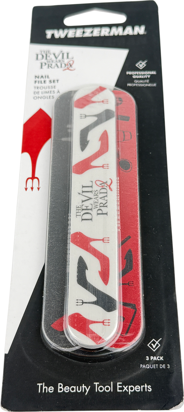Tweezerman The Devil Wears Prada 2 Nail File Set X3