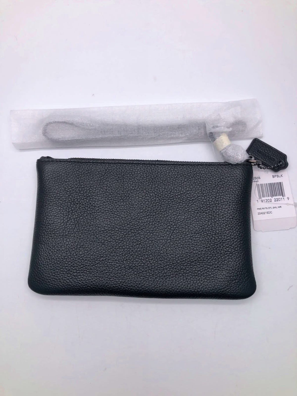 Coach Black Prairie Rivets Detailed Small Wristlet