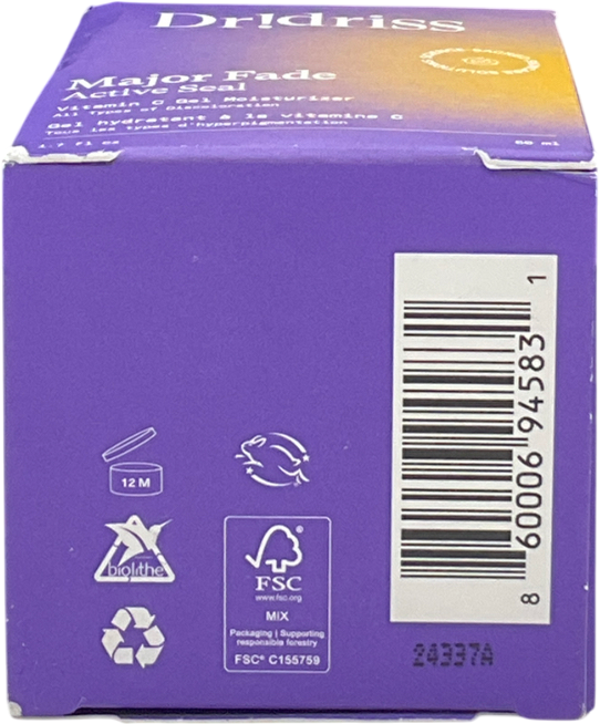 dr driss Major Fade Active Seal 29ml