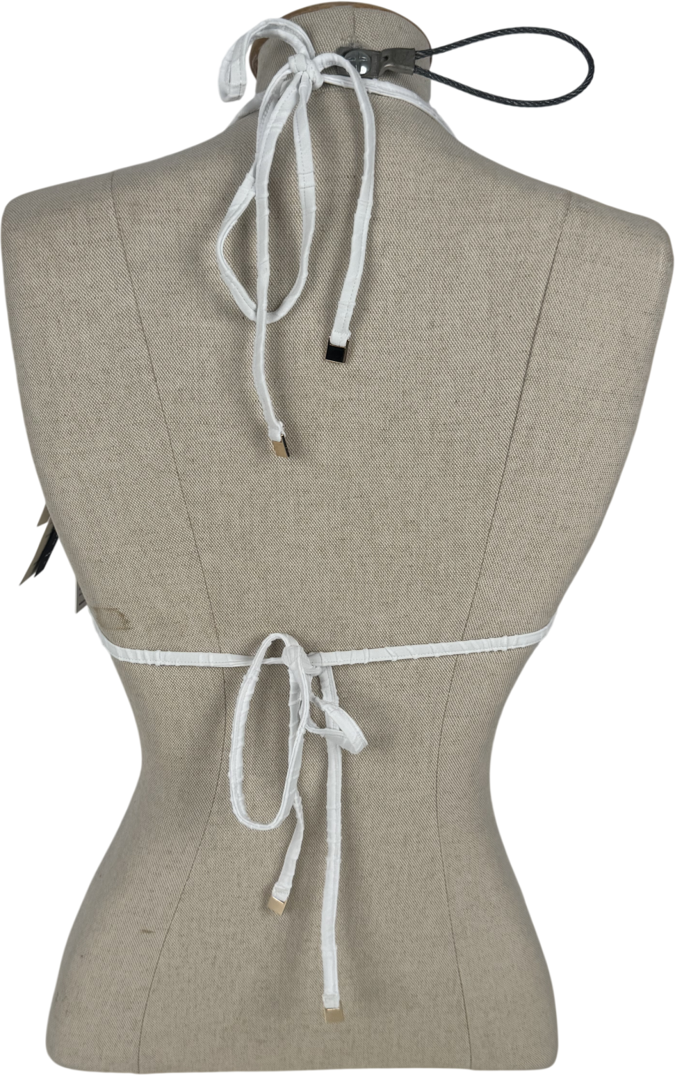 Sea Level White De Soleil Tri Bikini Top UK 8