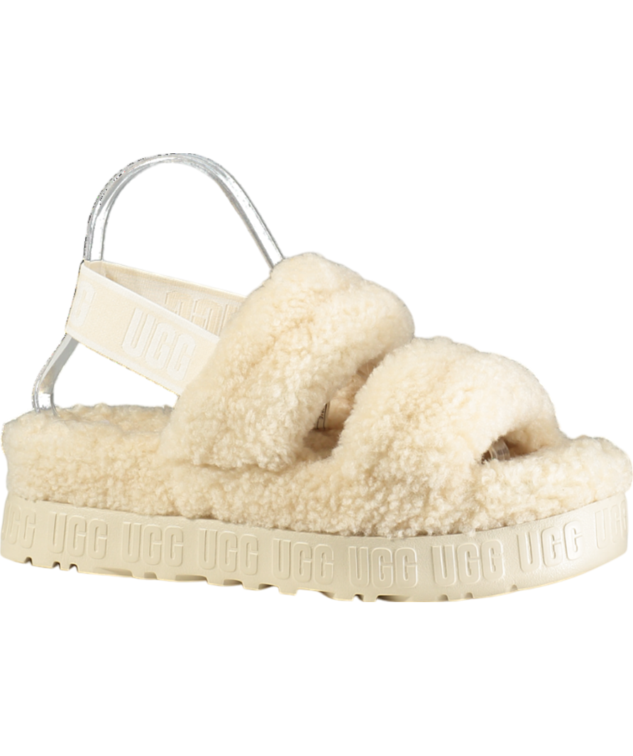 UGG Cream Oh Fluffita Sliders UK 6 EU 39 👠