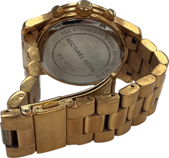 Michael Kors Runaway Gold Tone Watch One Size