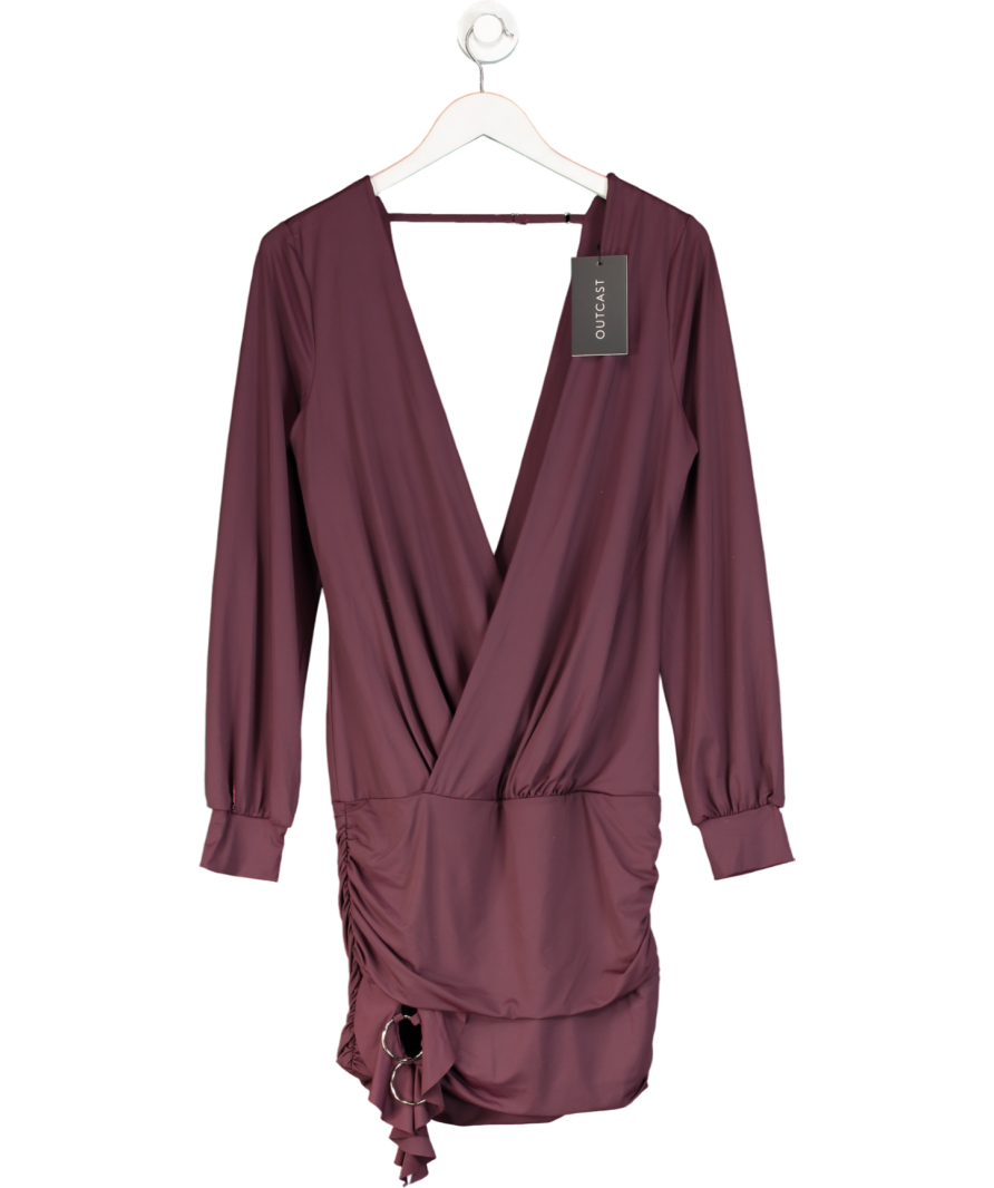Outcast Purple Colet Mini Dress UK S