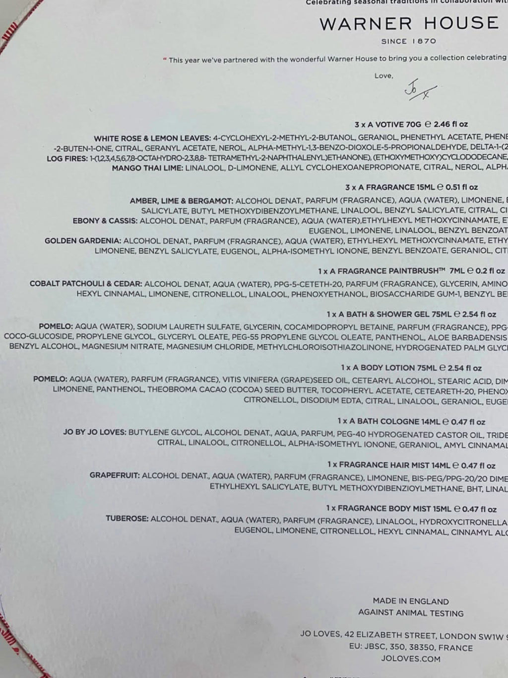 Jo Loves 12 Days of Jo Loves Gift Set - a selection of 12 Jo Loves scented treats