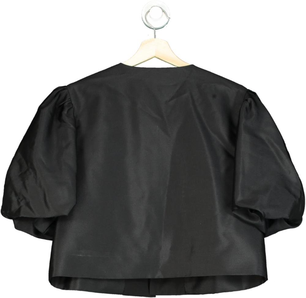 Sanna Black Puff Sleeve Jacket UK M