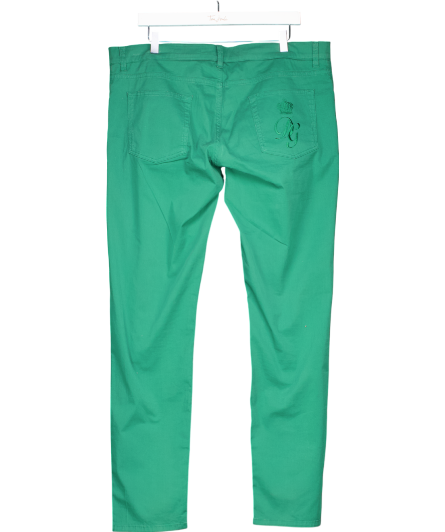 Dolce & Gabbana Green Skinny Trousers It 56 W39
