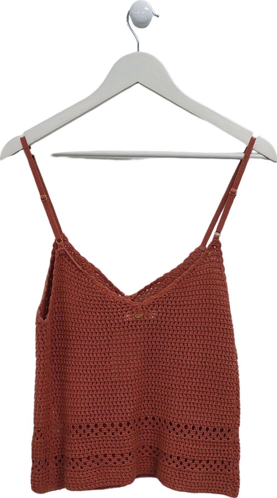 cotton on Orange Crochet Cami UK S