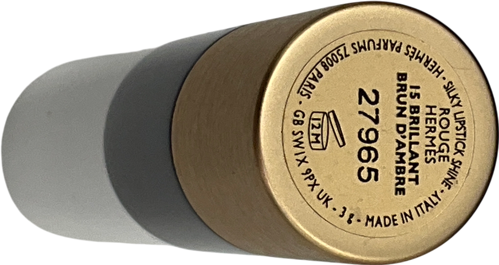 Hermès Silky Lipstick Shine, Limited Edition 15 Brillant Brun D Ambre 3g