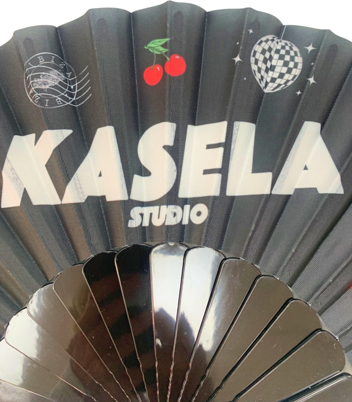 Kasela Studio Black Hand Fan