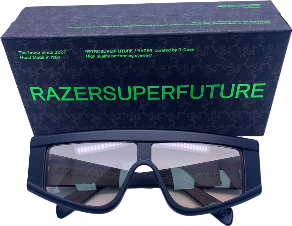 Retrosuperfuture Black Matte SunGlasses 62