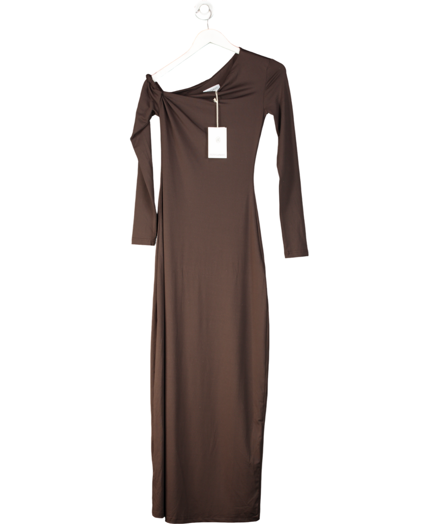 Peppermayo Brown Jordana Twist Maxi Dress UK S