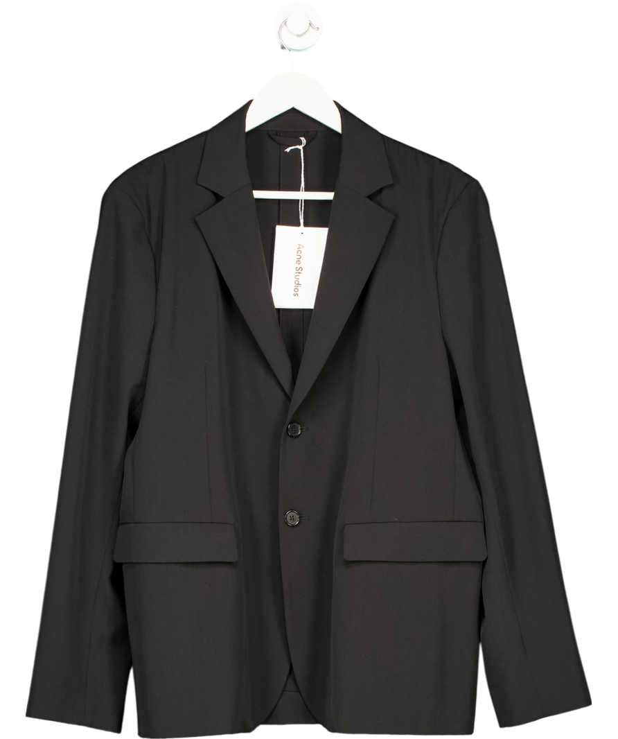 Acne Studios Black Wool Blend Blazer UK M