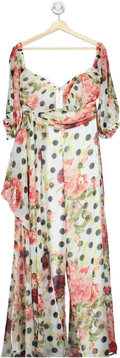 Karen Millen Floral Polka Dot jumpsuit UK 10