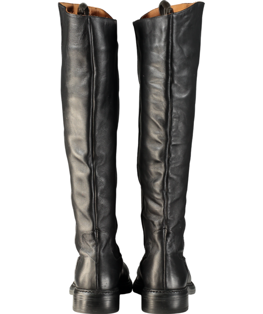 NA-KD Black Knee High Boots UK 6 EU 39 👠