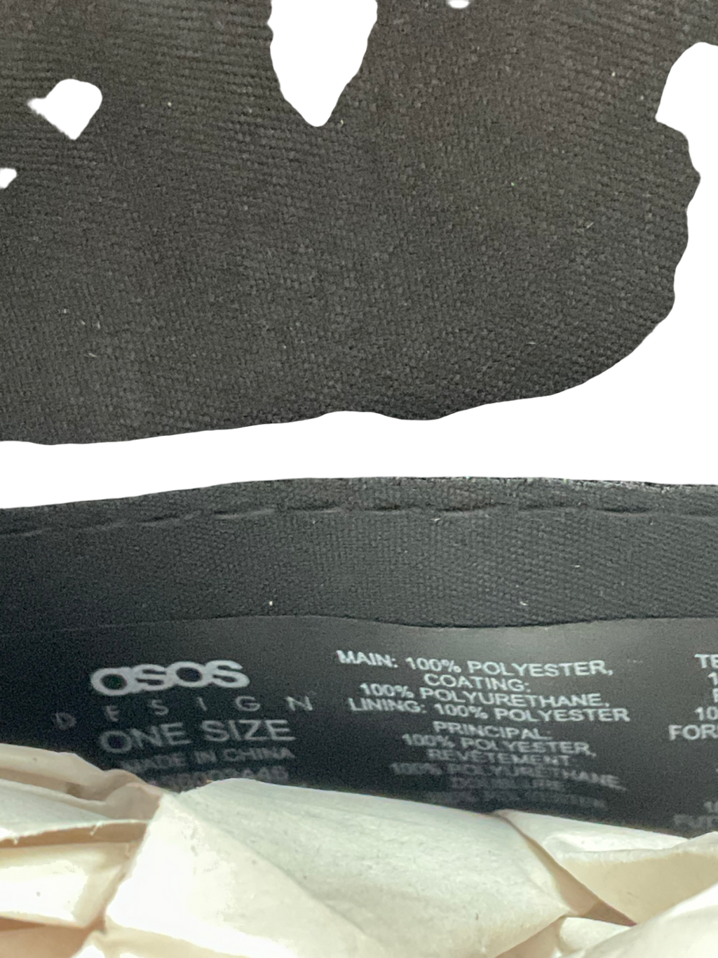 ASOS  Asymmetric Scoop Shoulder Bag With Buckle Detail In Burgundy One Size