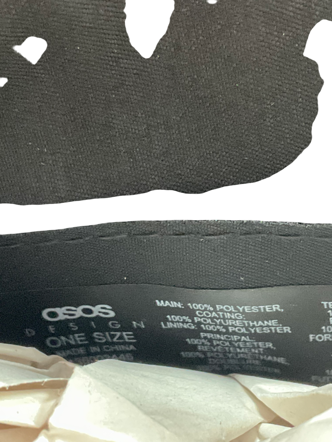 ASOS  Asymmetric Scoop Shoulder Bag With Buckle Detail In Burgundy One Size