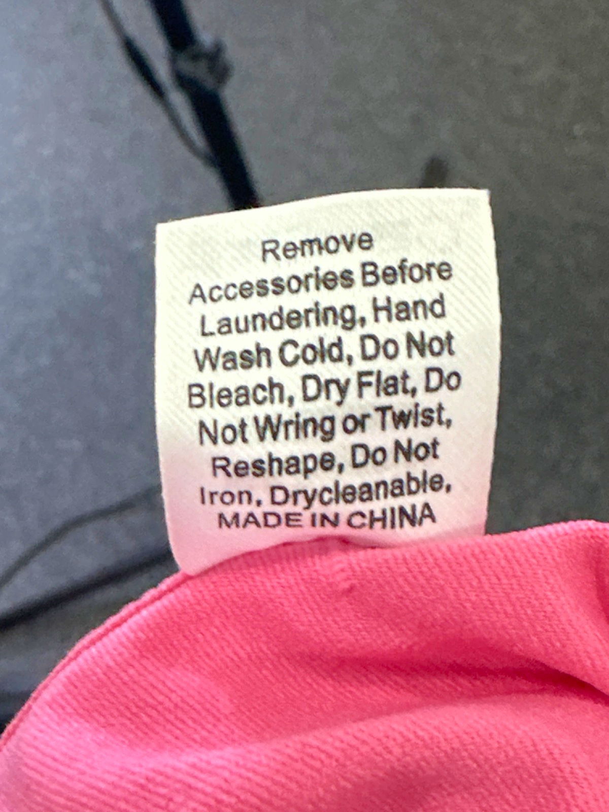 Pink Ribbed Bodysuit UK S