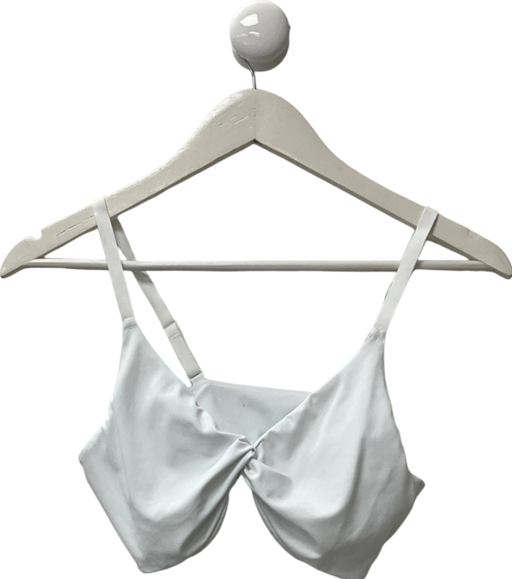 gymshark White Twist Front Bralette UK L