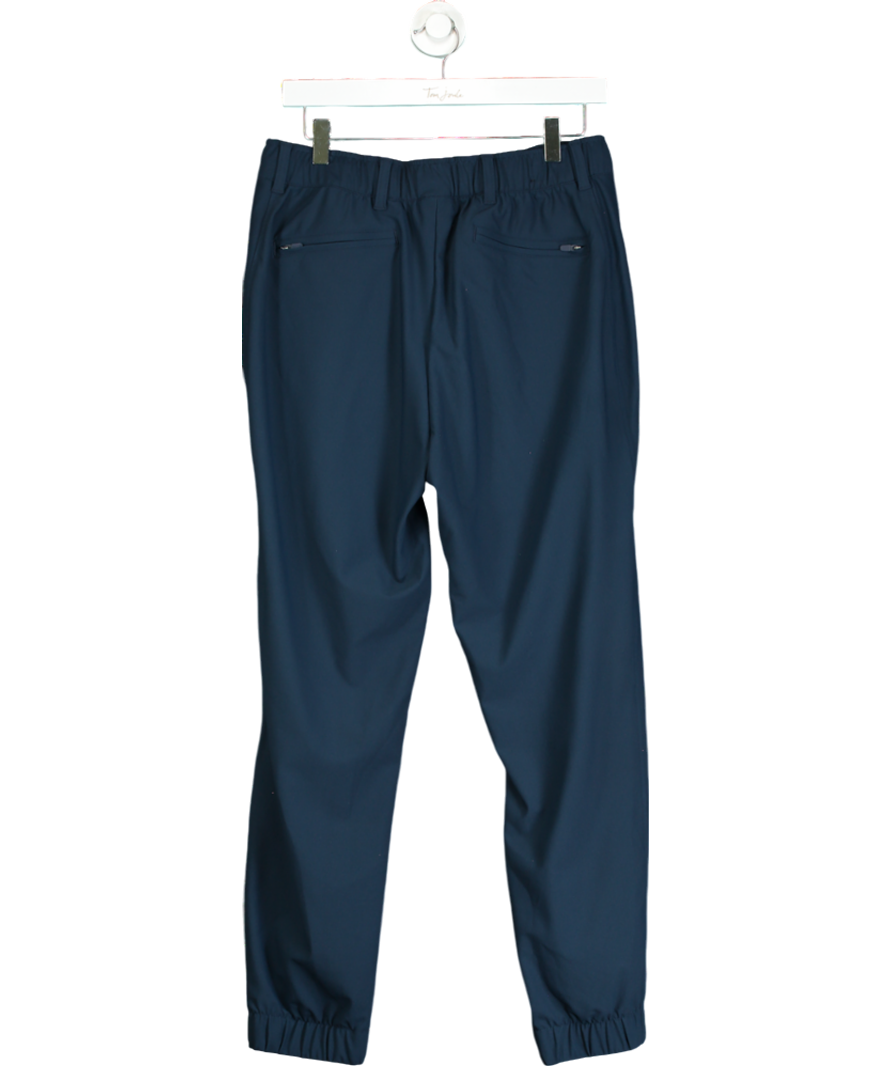 adidas Blue Cuffed Zip Pockets Bottoms UK M