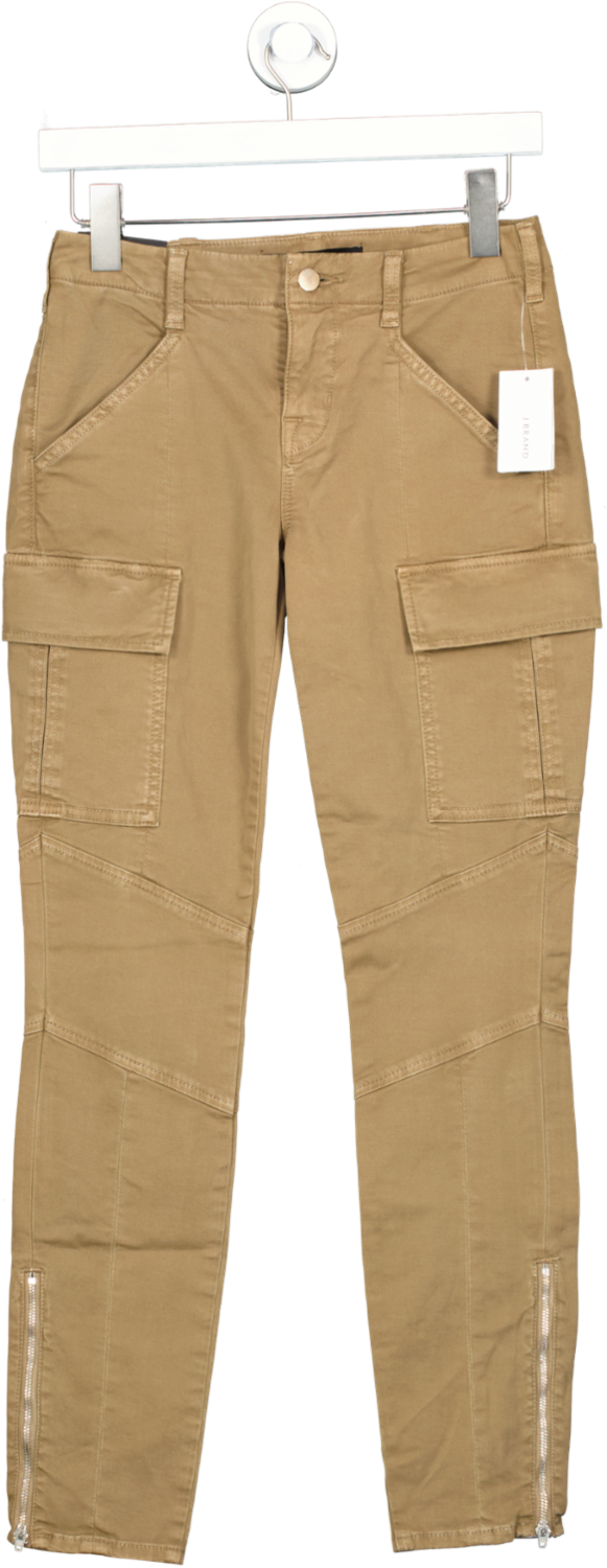 J Brand Beige Houlihan Skinny Crop Cargo Jeans BNWT -W24