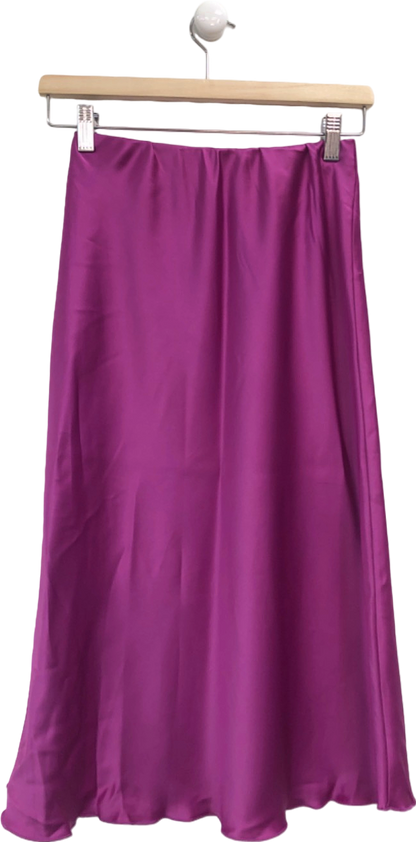 Nanushka Purple Midi Skirt UK XS