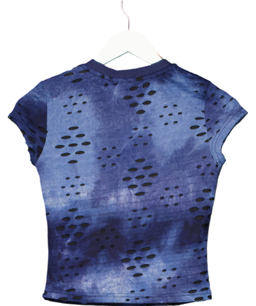 Urban Outfitters Blue The Ragged Priest Holey T-shirt UK S