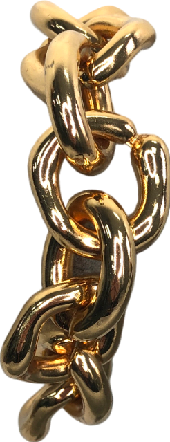 Topshop Metallic Chunky Vintage Chain Link Bracelet