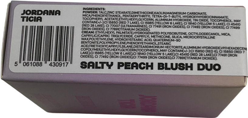 jordana ticia Blusher Duo Salty Peach 2.2g