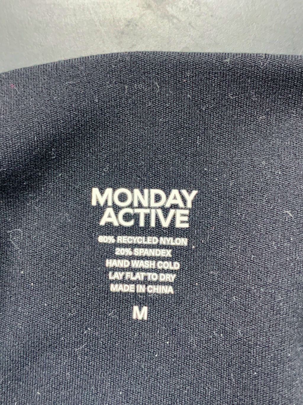 Monday Active Black High-Waisted Shorts UK M